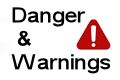 MacDonnell Danger and Warnings